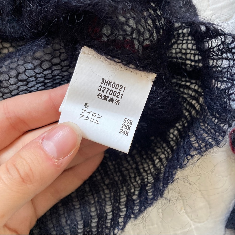 Vintage 00s Harajuku Loose Knit Punk Sweater 🖤 - Picture 6 of 6